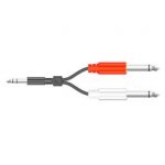 ΚΑΛΩΔΙΟ JACK 6,3MM STEREO ΣΕ 2X JACK 6,3MM ΜΟΝΟ PROLINK AL-396 1,5M